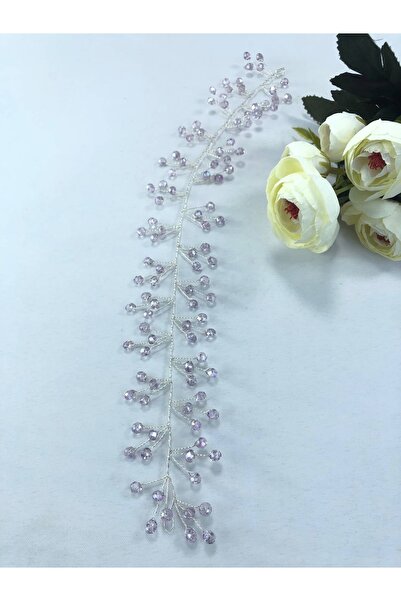 Bontex Accesoriu pentru păr și turban cu cristale de culoare liliac – Alte ac...