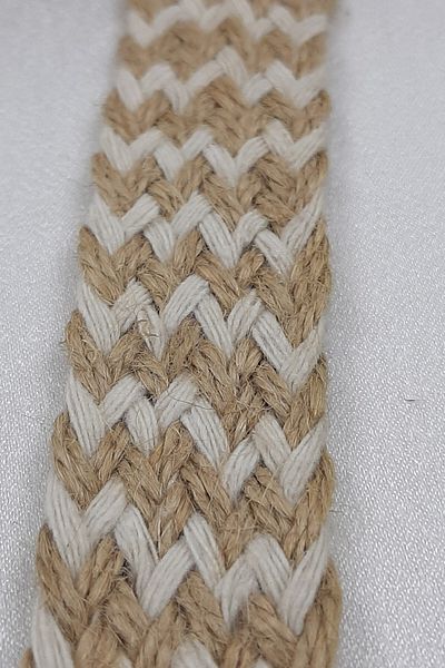 Bontex Ψάθινη κορδέλα με μοτίβο 1 μέτρο πλάτος 3 cm