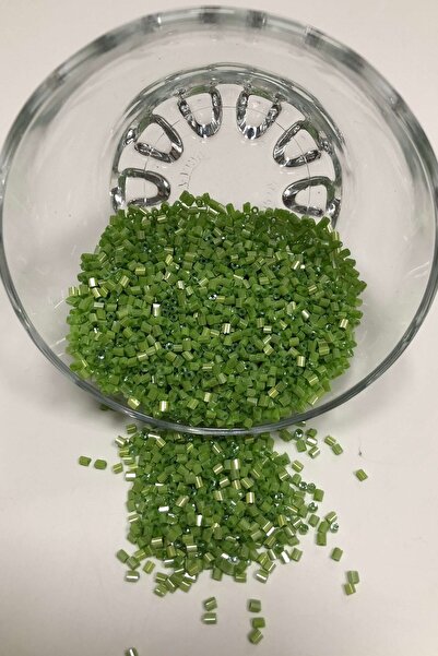 Bontex Pistacije zelene rezane perle 1 pakovanje 50 grama veličina 2-2.5 mm –...