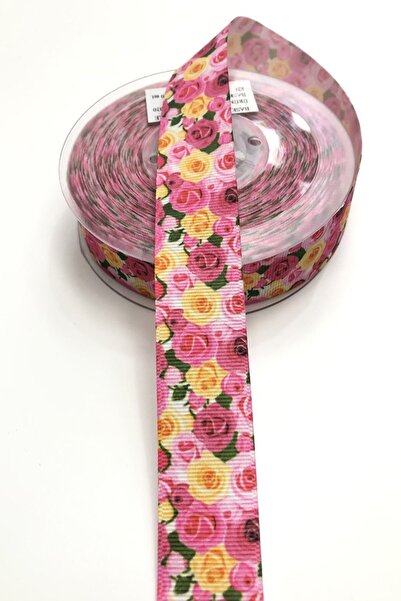 Genel Markalar Çiçek Desenli Grogren Kurdela En 2,5 Cm 1 Metre – Kurdele – Ku...