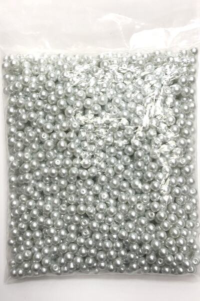 Bontex Bijele staklene perle 8 mm 1 pakovanje 1000 grama – Perle