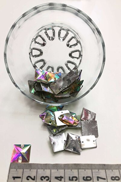 Bontex Janjanlı Square Plastic Dikme Taş 1 pachet 20 grame – margele