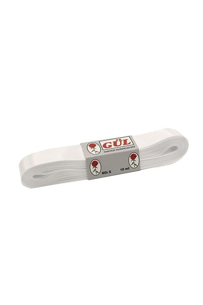 Gül Panglică Satin Albă 2 Cm 1 Minge 5 Metri – Panglică – Panglică – Panglică