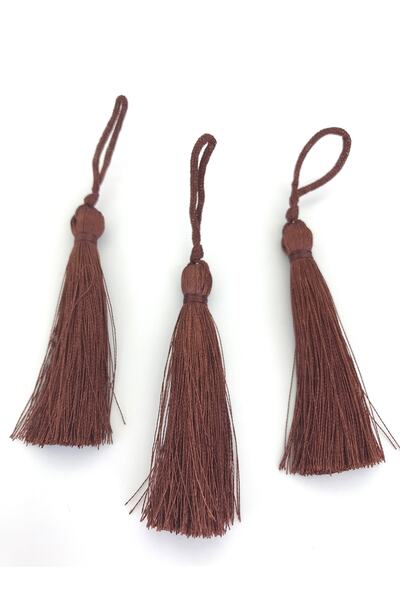 Bontex Ciucuri Roșu-Maro 10 Bucăți 7 Cm – Panglică Decorativă