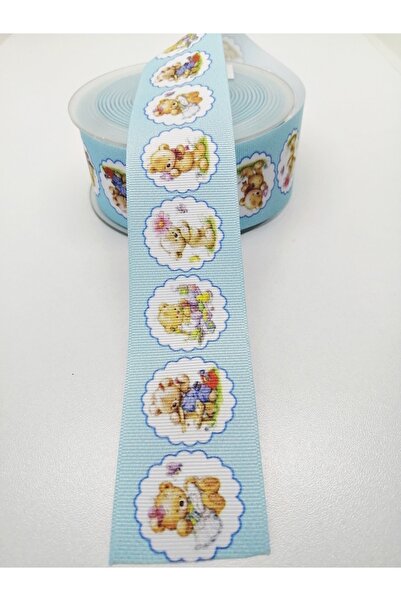 Bontex Plavi medvedić Sa deznom Grosgrain traka 2 metra – traka