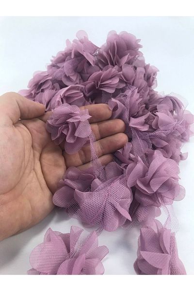 Bontex Lilac Laser Cut Tulle Flower 1 Ball – Tulle – Tulle