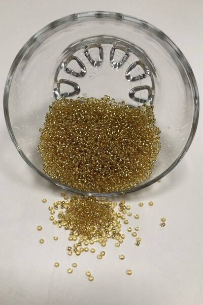 Bontex Mărgele de nisip aurii 2 mm 1 pachet 50 grame – Mărgele