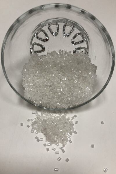 Bontex Sečene perle bele boje 1 pakovanje 50 grama – Perle