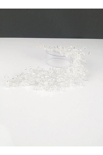 Bontex Accesoriu pentru păr și turban cu cristal transparent pentru femei – Coroană – Coroană