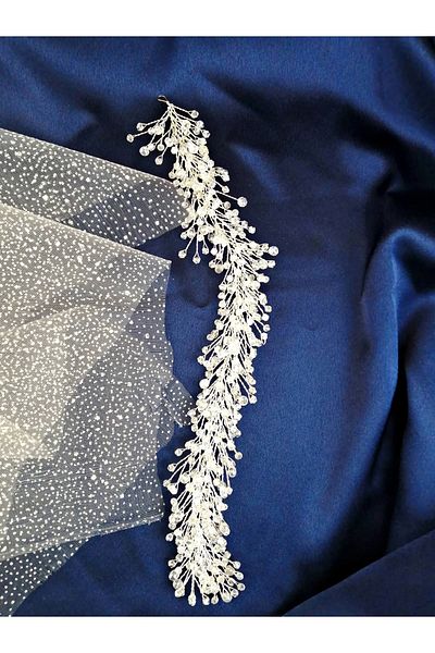Bontex Accesoriu pentru păr și turban model arici cu cristal transparent pentru femei – Coroană – Coroană