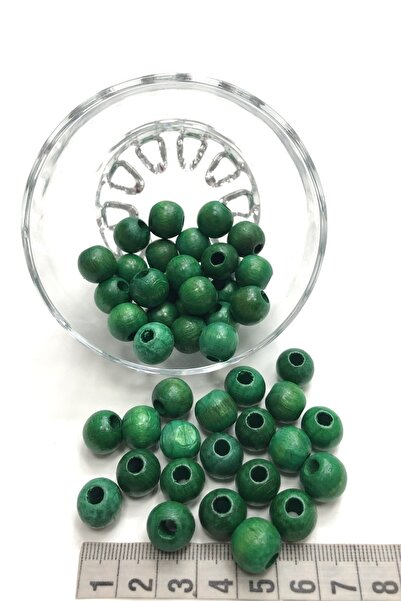 Bontex Zelene drvene perle 1 pakovanje 25 grama – Perle