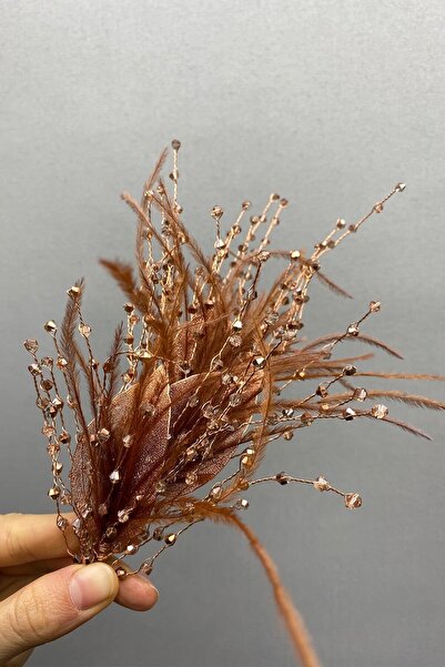 LÜX Tasarım Στέμμα Νυφικής Χέννας Μοντέλο Ρόζα Άλα Γιαπράκ – Νυφικό Αξεσουάρ