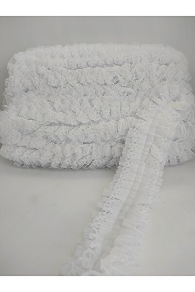 Bontex Διακοσμητική λωρίδα με λευκό βολάν 1 μέτρο – Διακοσμητική Λωρίδα