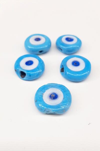 Bontex Mărgele de ochi de vacă albastru turcoaz, 1 pachet 1 bucată – Mărgele