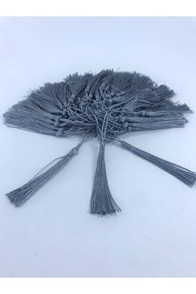 Bontex Ciucuri lungi decorativi gri închis, 10 bucăți – Panglică decorativă