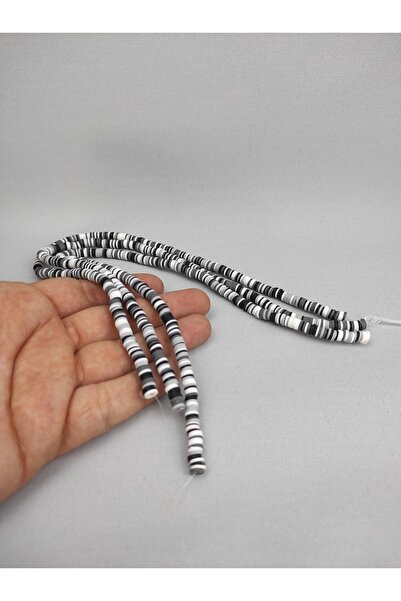 FdayAksesuar Vrste perli Siva Crna Bela Fimo glinene perle – Perle