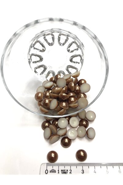 Bontex Половин перлена пластмасова мъниста 1 опаковка 50 грама – Мъниста