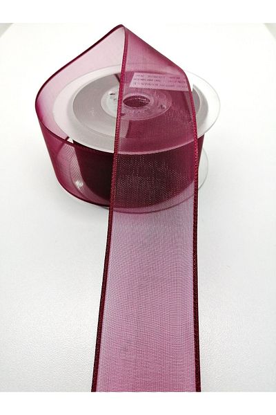 Bontex Plum Chiffon Ribbon 4 cm 3 m – Ribbon