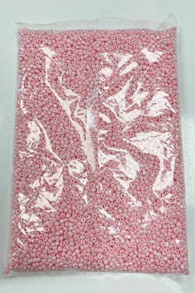 Bontex Светлорозови пясъчни мъниста 3 мм 1 опаковка 500 грама – Мъниста