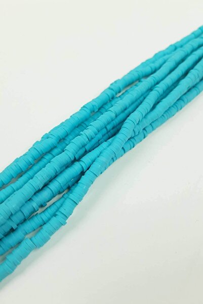 Bontex 1 комплект тюркоазени 6 мм Fimo мъниста – Мъниста