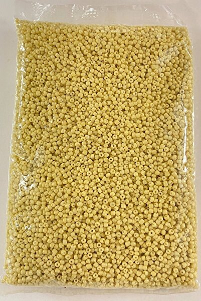 Bontex Ματ Κίτρινες Χάντρες Άμμου 3 χιλ. 1 Συσκευασία 500 γραμμάρια – Χάντρες