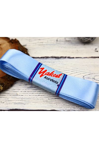 YAKUT 4 εκ. Σατέν Κορδέλα Μπλε 1 Μπάλα 10 Μέτρα