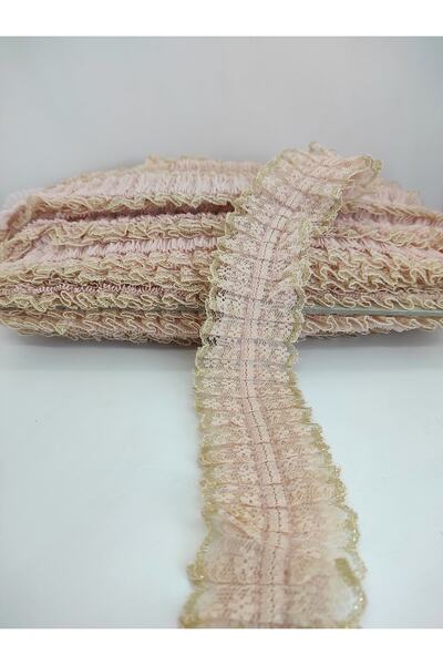 Bontex Πούδρα Κίτρινο Με γκλίτερ Συσκευασία Δαντέλα τεμαχίων Διακοσμητικό Τελ...