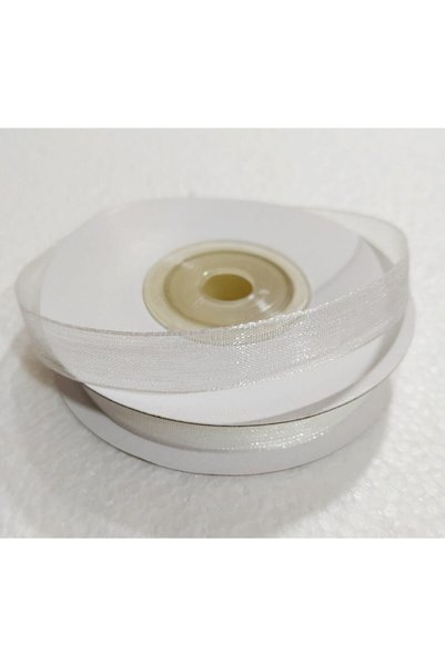 Generic Brand White Organza Tulle Ribbon 1 cm