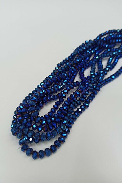 Bontex Srednje plave kristalne perle 6 mm 1 niz 96 perli – Perle