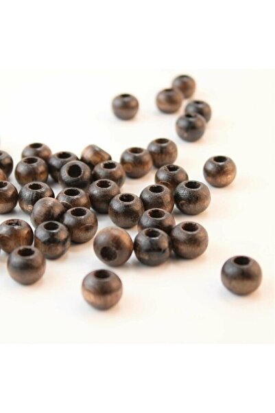 Bontex Mărgele din lemn maro 14 mm 1 pachet 100 grame – Mărgele