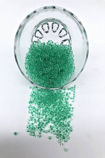 Bontex Prozirne vodene zelene perle od peska 3 mm 1 pakovanje 50 grama – Perle