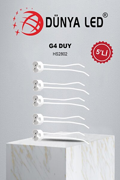 DÜNYA LED Hs.2802 G4 Duy 5 Adet Kolay Montaj Ve Kullanım