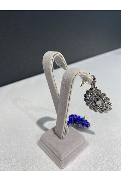 NİŞANTAŞI AKSESUAR Evening Dress Earrings *Drop Model with Stones* – Bijoux Earrings – Bijoux Earrings