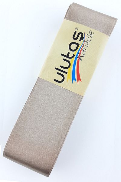 Ulutaş Διακοσμητικά Υλικά Dark Mink Satin Ribbon Πλάτος 4 cm 1 Ball 10 Meters – Κορδέλα