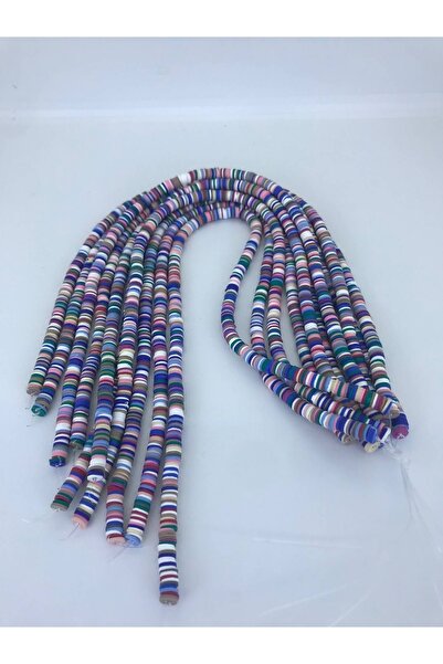 Bontex Vrste perli Tamnoplave Šarene Fimo Glinene Perle – Perle