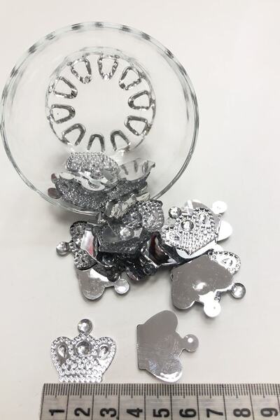 Bontex Kraljeva kruna plastični lepljeni kamen 1 paket 10 komada – perle