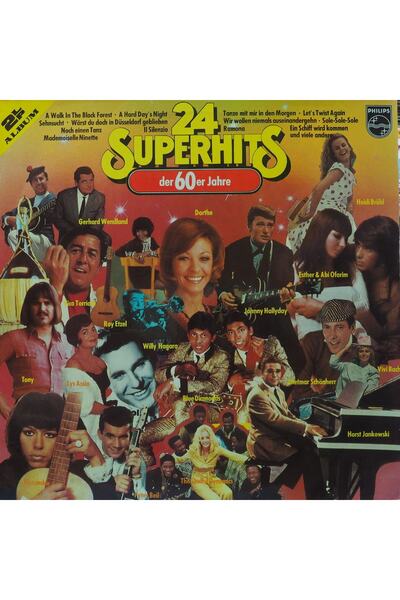 - 24 Superhits Der 60er Jahre,germany Baskı,1970