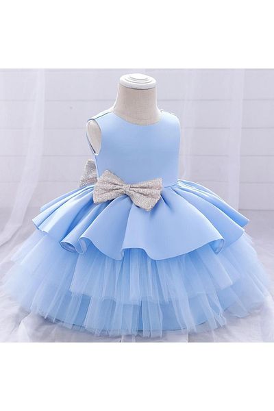 Mashotrend Backless Layered Tulle Dress - Layered Tulle Dress - Backless Girls' Evening Dress Mini Dress