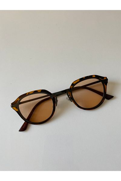 Svalinn Verona Orange Leopard Pattern Sunglasses