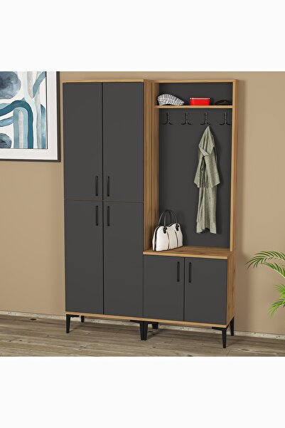 Kalender Dekor Rose-1-4 Portmanto Vestiyer Ayakkabılık