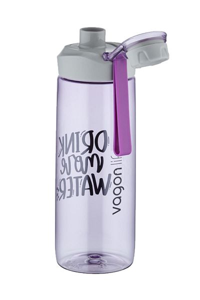 Vagonlife 720 Ml Twist Off Lid Tritan Water Bottle -silicone Carrying Strap-with strainer-