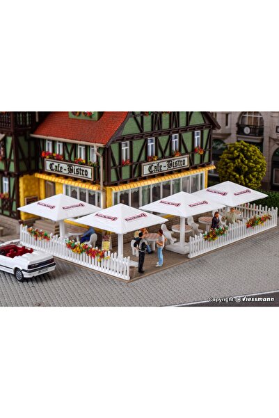 Vollmer 1/87 Ho Maket 4 Adet Şemsiye -5138