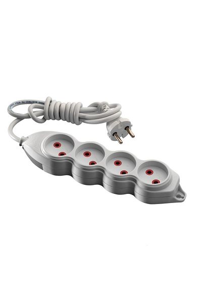 MONO مجموعة 2 متر - 4 مقابس مؤرضة