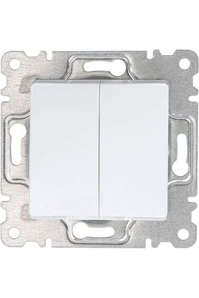 MAKEL Defne White Double Commutator Switch43001003