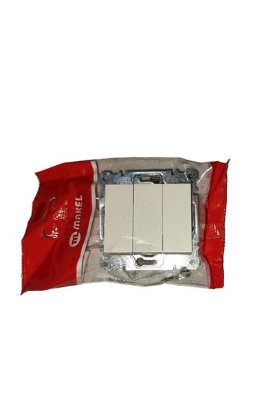 MAKEL Defne Triple Switch (1 Input + 3 Output) 43001091