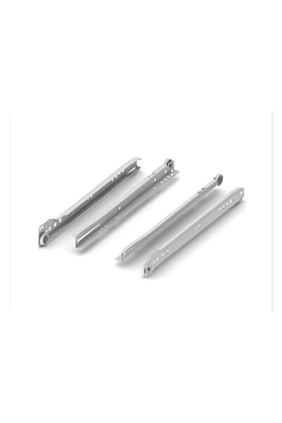 SAMET 450mm Beyaz Bantlı Çekmece Rayı 1 Takım