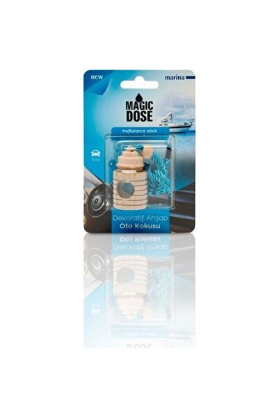 Autokit Magic Dose Dekoratif Kokulu Ahşap Ayna Süsü Marina