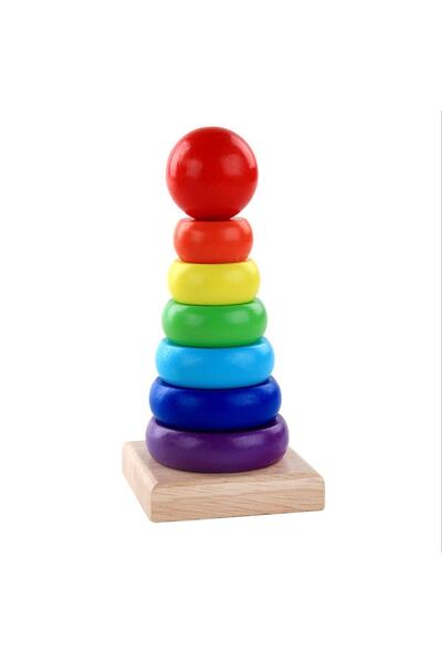 PİRAMİGO Mini Ahşap Sıralama Kulesi, Rainbow Tower