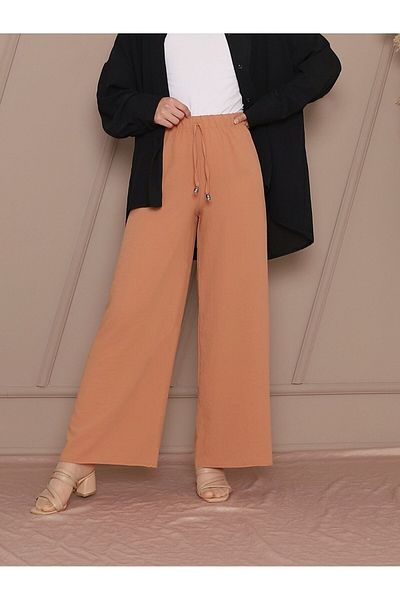 CNG MODA Women's Large Size Elastic Waist Wide Leg Loose Summer Trousers Aerobin