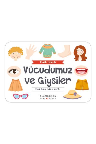 Flamboyan Yayınları مجموعة بطاقات الجسم والملابس